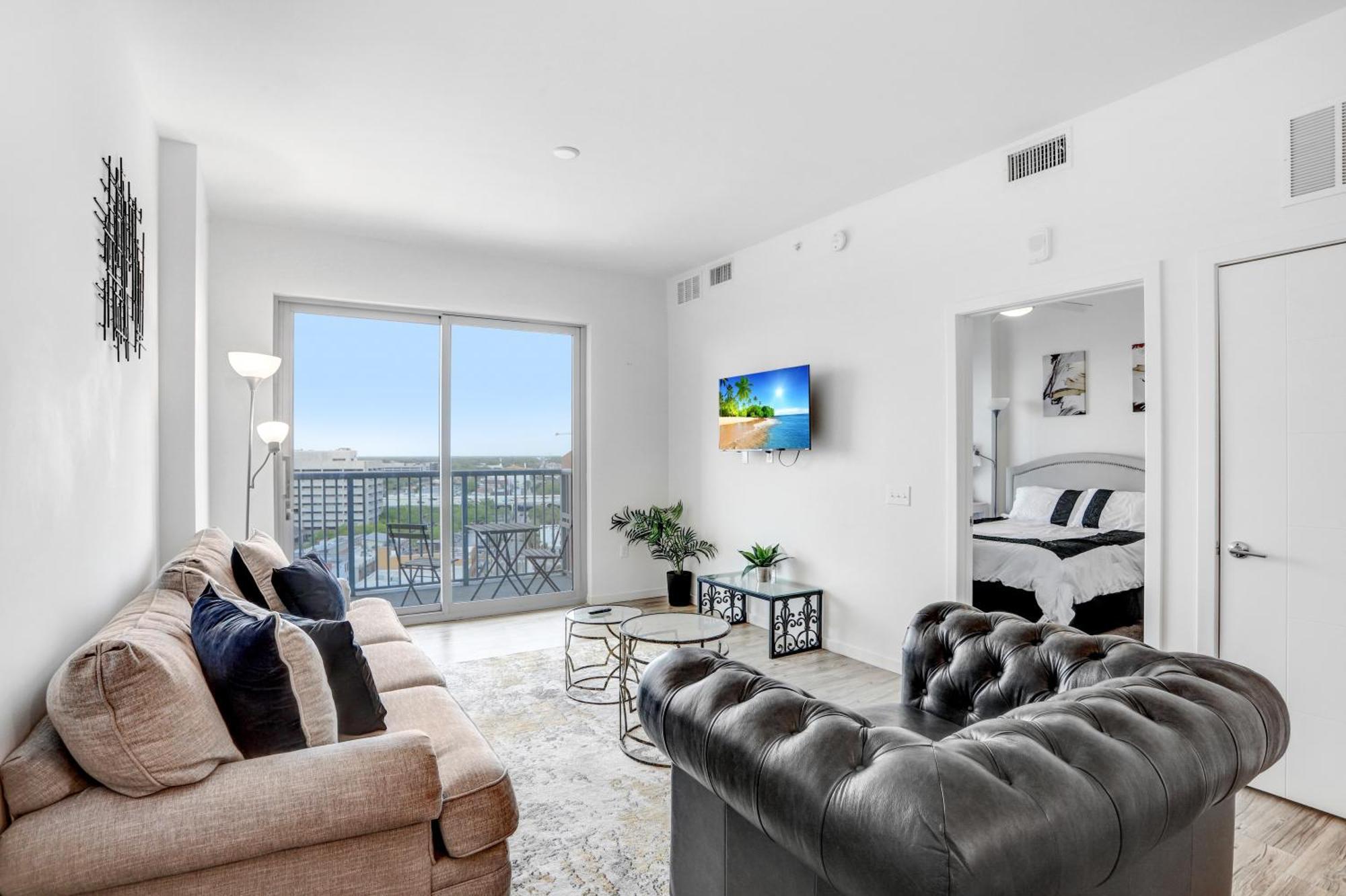Downtown Tampa Gem 1-Bd W/Pool, Gym, & Sky Lounge Apartment ภายนอก รูปภาพ
